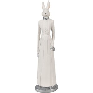 Clayre & Eef 6PR4043 Décor Lapin blanc 8x7x29...