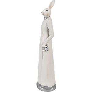 Clayre & Eef 6PR4043 Décor Lapin blanc 8x7x29...