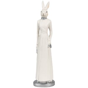 Clayre & Eef 6PR4045 Lapin décoratif blanc...