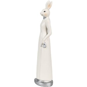 Clayre & Eef 6PR4045 Lapin décoratif blanc...