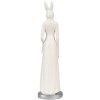 Clayre & Eef 6PR4045 Lapin décoratif blanc 5x5x20 cm