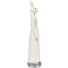 Clayre & Eef 6PR4045 Lapin décoratif blanc 5x5x20 cm