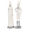 Clayre & Eef 6PR4045 Lapin décoratif blanc 5x5x20 cm