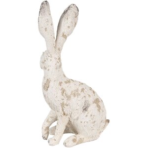 Clayre & Eef 6PR4052 Lapin décoratif Beige 15x10x26 cm