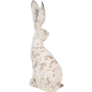 Clayre & Eef 6PR4052 Lapin décoratif Beige 15x10x26 cm