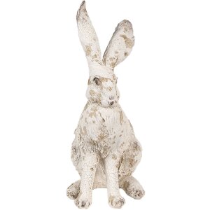 Clayre & Eef 6PR4053 Lapin décoratif Beige Marron 13x8x22 cm