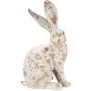 Clayre & Eef 6PR4053 Lapin décoratif Beige Marron 13x8x22 cm