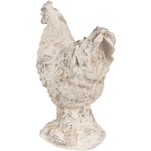 Clayre & Eef 6PR4054 Poule décorative 21x12x26 cm Beige - Charmante ambiance campagnarde