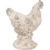 Clayre & Eef 6PR4054 Poule décorative 21x12x26 cm Beige - Charmante ambiance campagnarde