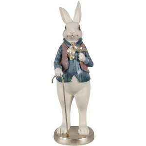 Clayre & Eef 6PR4055 Déco Lapin blanc bleu...