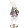 Clayre & Eef 6PR4056 Lapin décoratif blanc 11x10x26 cm