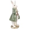 Clayre & Eef 6PR4058 Déco Lapin 12x9x26cm Beige Vert