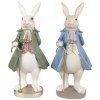 Clayre & Eef 6PR4058 Déco Lapin 12x9x26cm Beige Vert