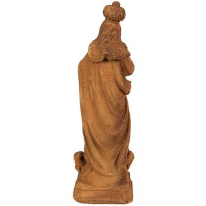 Clayre & Eef 6PR4061 Statuette de la Vierge Marie Marron 6x6x19 cm Décoration religieuse