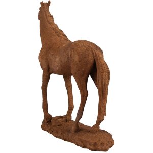 Clayre & Eef 6PR4078 Décoration Cheval 21x7x21 cm Marron