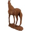 Clayre & Eef 6PR4078 Décoration Cheval 21x7x21 cm Marron