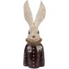 Clayre & Eef 6PR4089 Décor Lapin blanc or 16x14x42 cm