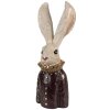 Clayre & Eef 6PR4089 Décor Lapin blanc or 16x14x42 cm