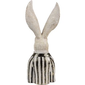 Clayre & Eef 6PR4090 Décor Lapin 16x14x42 cm blanc noir