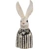 Clayre & Eef 6PR4090 Décor Lapin 16x14x42 cm blanc noir