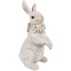 Clayre & Eef 6PR4092 Lapin décoratif blanc 12x9x20 cm