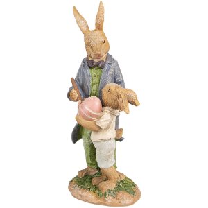 Clayre & Eef 6PR4094 Décoration Lapin 9x9x21...