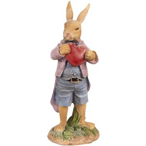 Clayre & Eef 6PR4095 Lapin décoratif 8x7x20 cm...