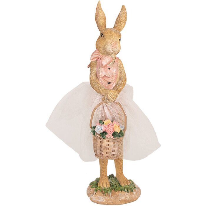 Clayre & Eef 6PR4096 Décor Lapin brun 7x6x21 cm