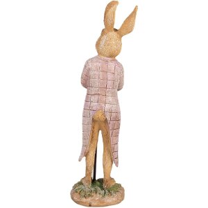 Clayre & Eef 6PR4097 Lapin décoratif Marron 7x6x21 cm