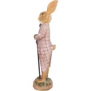 Clayre & Eef 6PR4097 Lapin décoratif Marron 7x6x21 cm