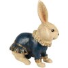 Clayre & Eef 6PR4117 Décoration Lapin 27x17x29 cm Beige Bleu