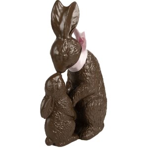 Clayre & Eef 6PR4121 Lapin décoratif 21x10x31cm en brun rose