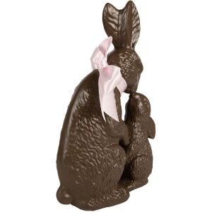 Clayre & Eef 6PR4121 Lapin décoratif 21x10x31cm en brun rose