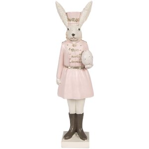 Clayre & Eef 6PR4130 Déco Lapin Beige Rose...