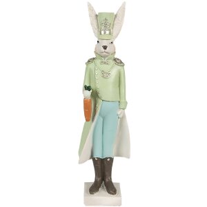 Clayre & Eef 6PR4131 Déco Lapin Beige Vert...