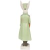 Clayre & Eef 6PR4131 Déco Lapin Beige Vert 7x6x23 cm