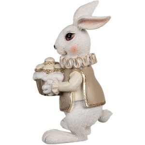 Clayre & Eef 6PR4152 Lapin décoratif blanc...