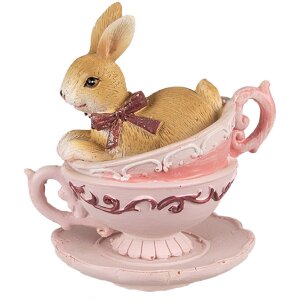 Clayre & Eef 6PR4986 Lapin décoratif dans une...