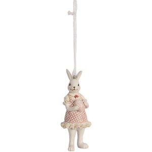 Clayre & Eef 6PR4988 Pendentif décoratif Lapin...