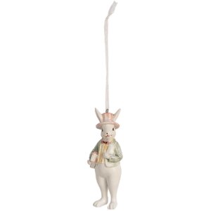 Clayre & Eef 6PR4989 Pendentif décoratif Lapin...