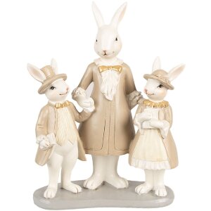 Clayre & Eef 6PR4994 Lapin Déco Blanc Marron...