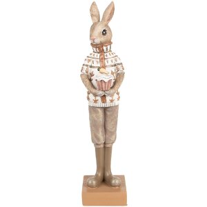 Clayre & Eef 6PR5000 Lapin déco Marron Beige...