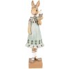 Clayre & Eef 6PR5002 Lapin Déco 9x8x28cm Brun Vert