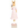 Clayre & Eef 6PR5003 Lapin décoratif 9x8x28 cm en brun rose