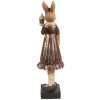 Clayre & Eef 6PR5004 Lapin décoratif 9x8x28 cm en brun