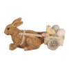 Clayre & Eef 6PR5005 Décor Lapin avec chariot Marron 15x5x7 cm