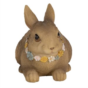 Clayre & Eef 6PR5011 Lapin décoratif brun 13x8x10 cm