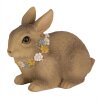 Clayre & Eef 6PR5011 Lapin décoratif brun 13x8x10 cm