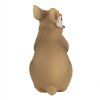 Clayre & Eef 6PR5012 Lapin décoratif brun 9x7x14 cm