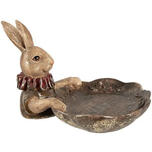 Clayre & Eef 6PR5013 Coupe Lapin 21x21x15 cm Marron